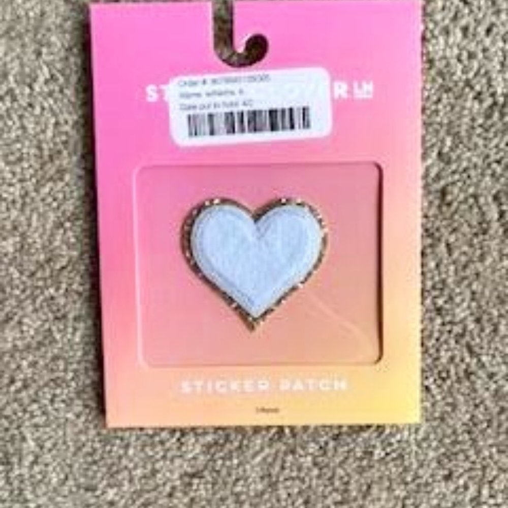 Heart Patch - Stoney Clover Lane x Target White